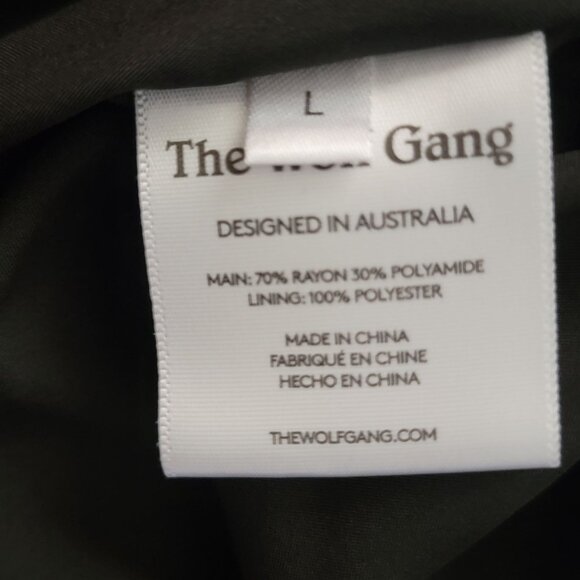 The Wolf Gang Rhapsody Asymmetrical Velvet Dress Women L Whimsygoth Y2K Designer - Picture 6 of 11